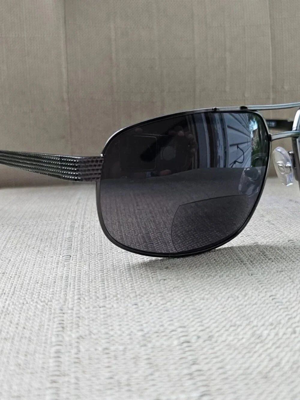 Design Optics by Foster Grant Men Reading Sunglasses Black Tone Metal Frame +3.0
